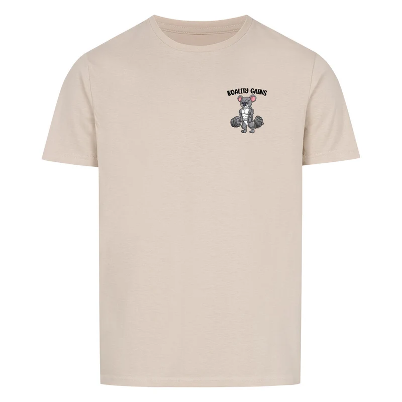 KOALITY GAINS - Regular Shirt - Frontprint klein