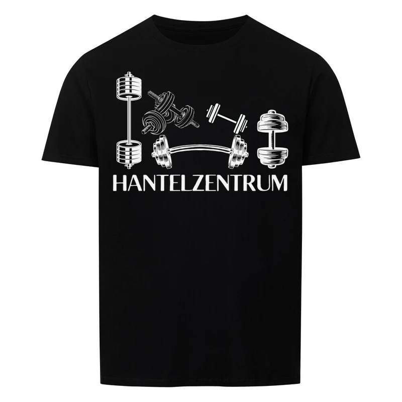 HANTELZENTRUM - Regular Shirt - Frontprint