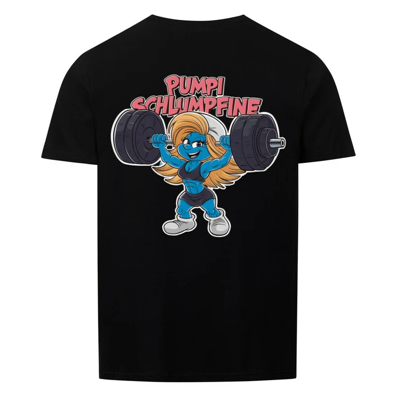 PUMPI SCHLUMPFINE - Regular Shirt - Backprint