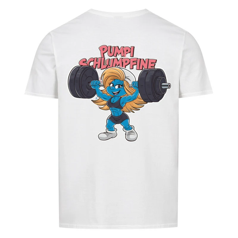 PUMPI SCHLUMPFINE - Regular Shirt - Backprint