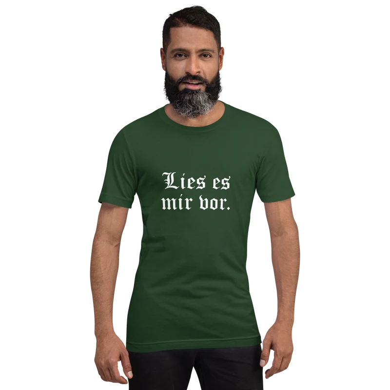 Lies es mir vor - Unisex t-shirt