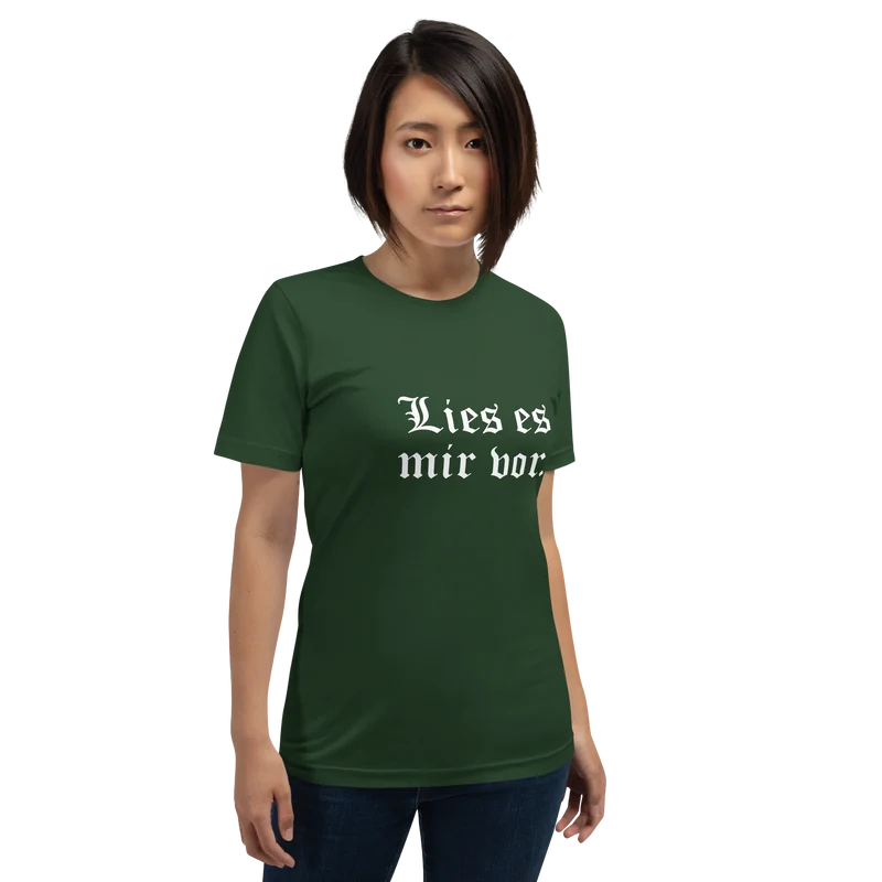 Lies es mir vor - Unisex t-shirt