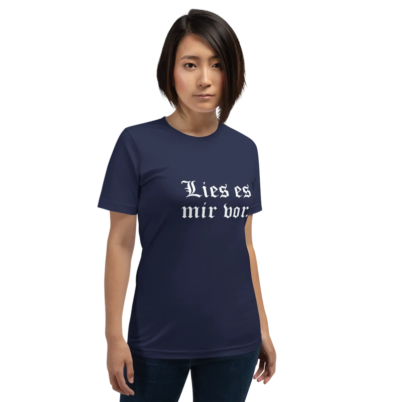 Lies es mir vor - Unisex t-shirt