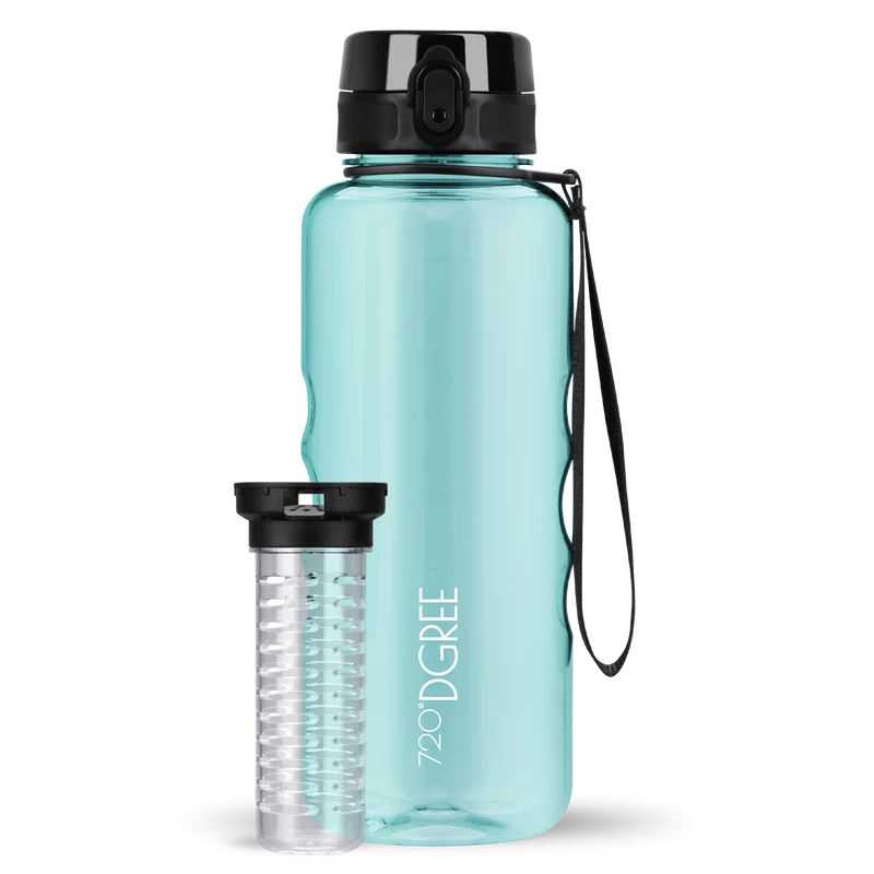 uberBottle Trinkflasche | crystalClear Fruchtbehälter