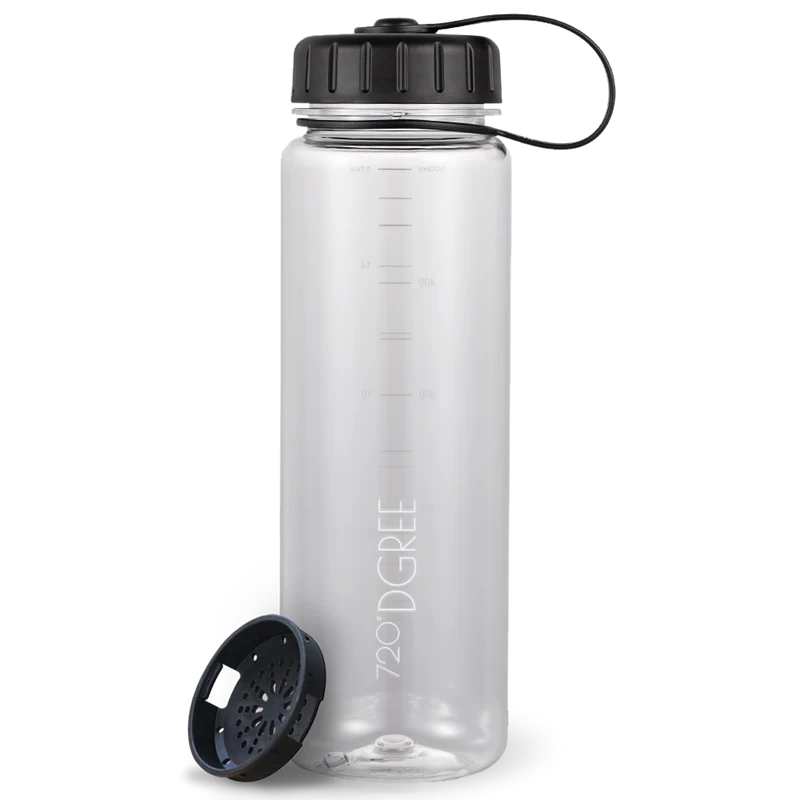 simplBottle | sportliche Trinkflasche in transparenter Optik