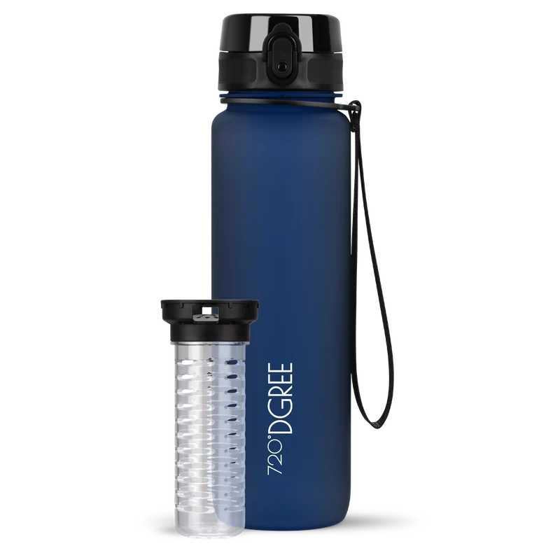 uberBottle Trinkflasche | softTouch Fruchtbehälter
