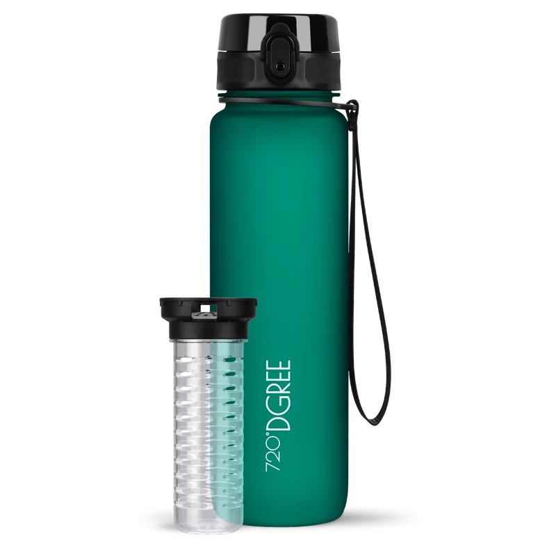 uberBottle Trinkflasche | softTouch Fruchtbehälter
