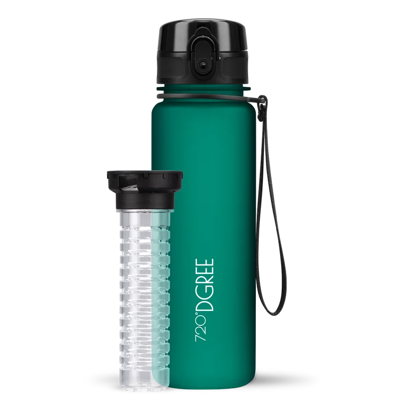 uberBottle Trinkflasche | softTouch Fruchtbehälter