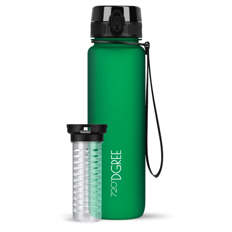 uberBottle Trinkflasche | softTouch Fruchtbehälter