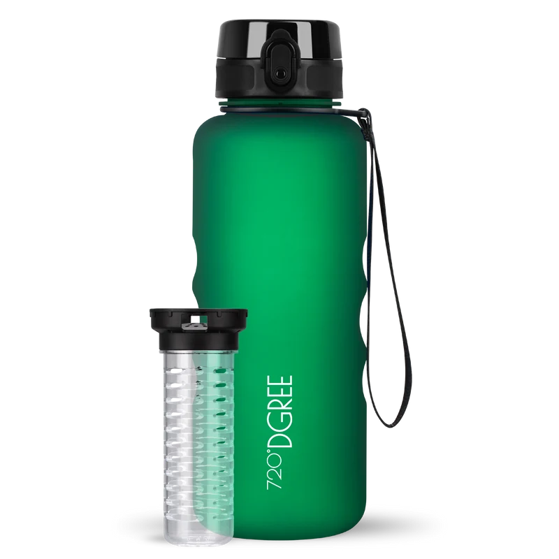 uberBottle Trinkflasche | softTouch Fruchtbehälter
