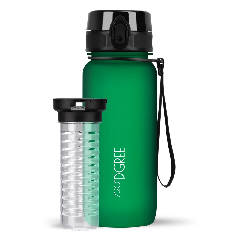 uberBottle Trinkflasche | softTouch Fruchtbehälter