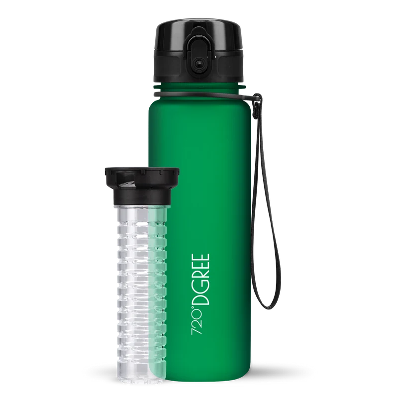 uberBottle Trinkflasche | softTouch Fruchtbehälter