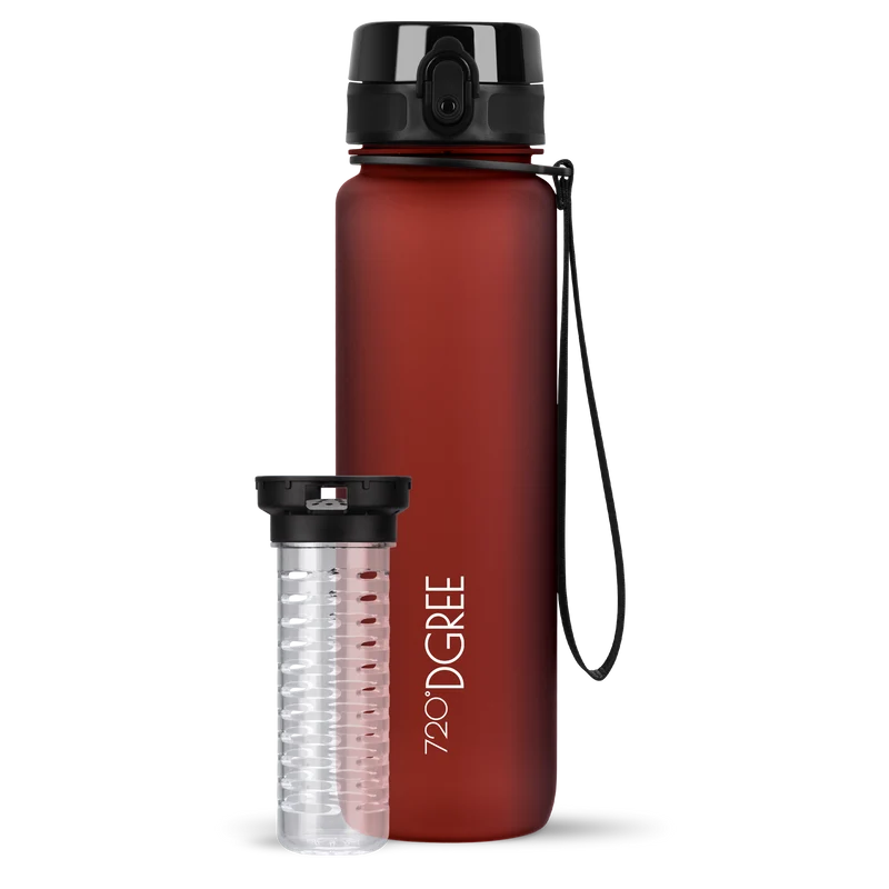 uberBottle Trinkflasche | softTouch Fruchtbehälter