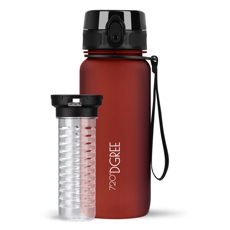 uberBottle Trinkflasche | softTouch Fruchtbehälter