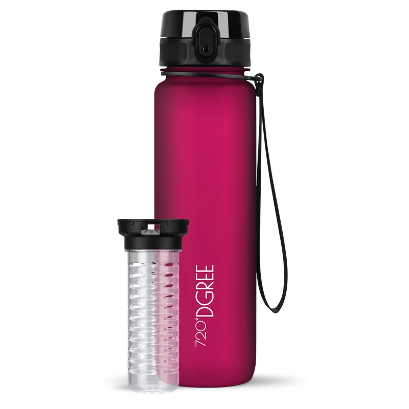 uberBottle Trinkflasche | softTouch Fruchtbehälter