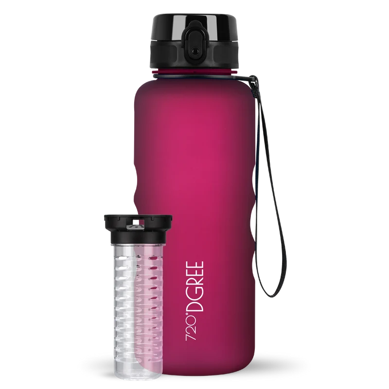 uberBottle Trinkflasche | softTouch Fruchtbehälter