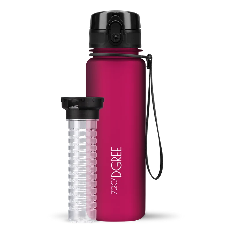uberBottle Trinkflasche | softTouch Fruchtbehälter