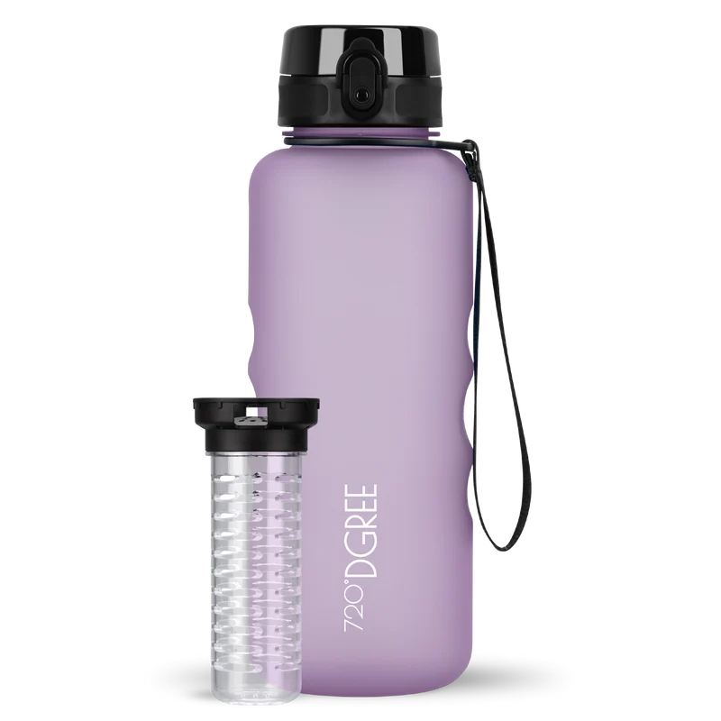 uberBottle Trinkflasche | softTouch Fruchtbehälter