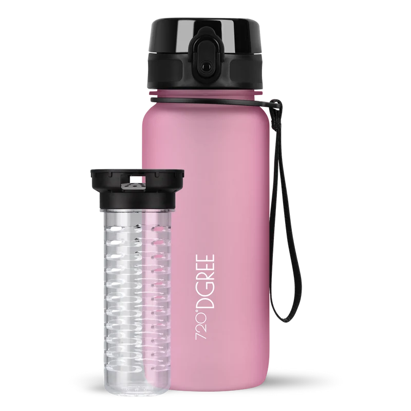 uberBottle Trinkflasche | softTouch Fruchtbehälter