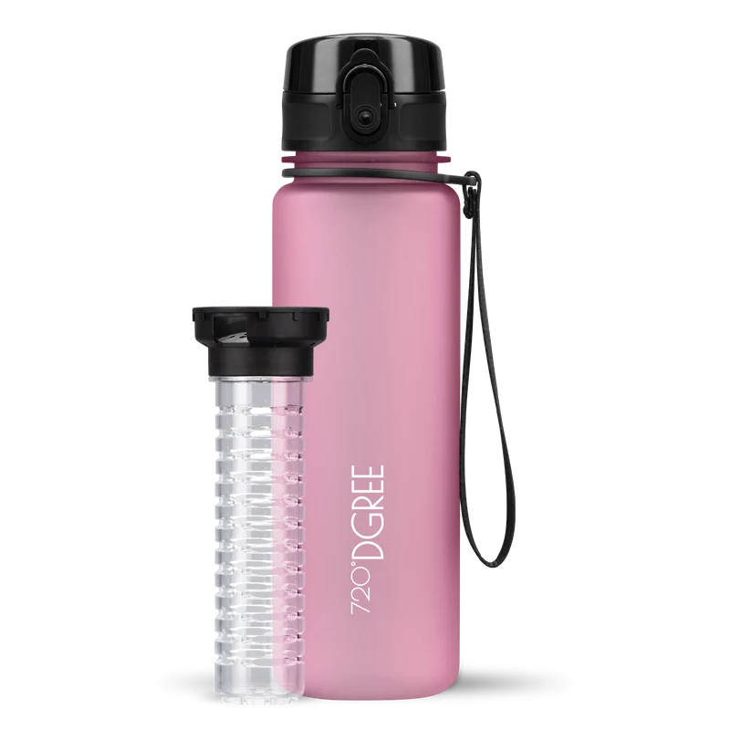 uberBottle Trinkflasche | softTouch Fruchtbehälter