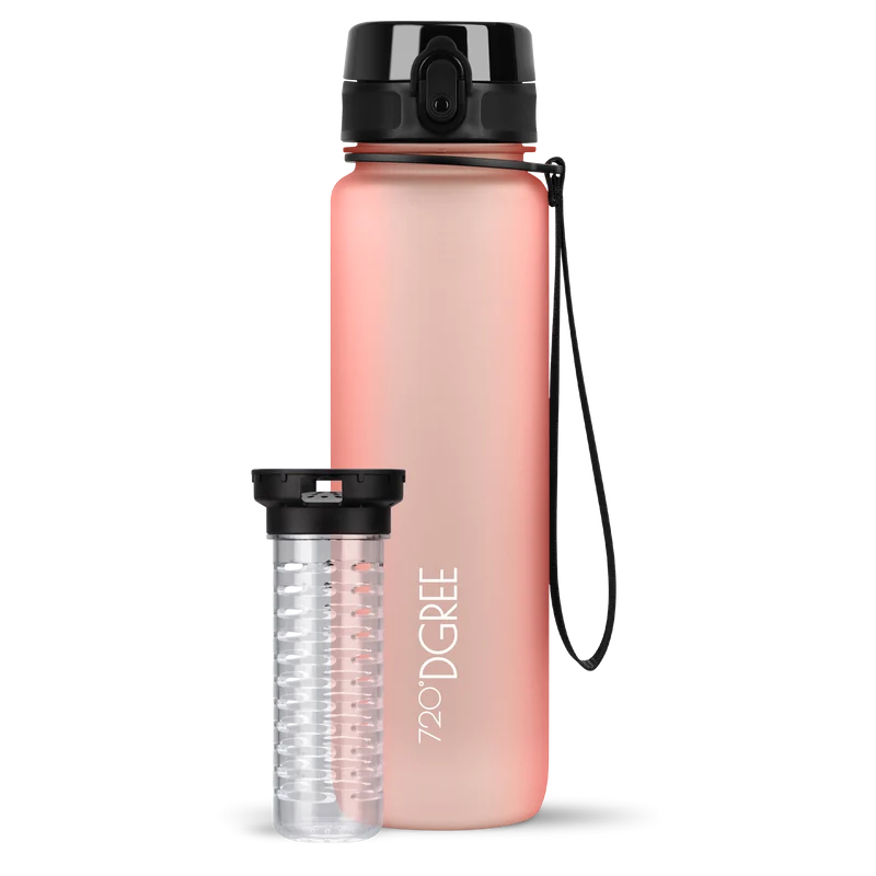 uberBottle Trinkflasche | softTouch Fruchtbehälter