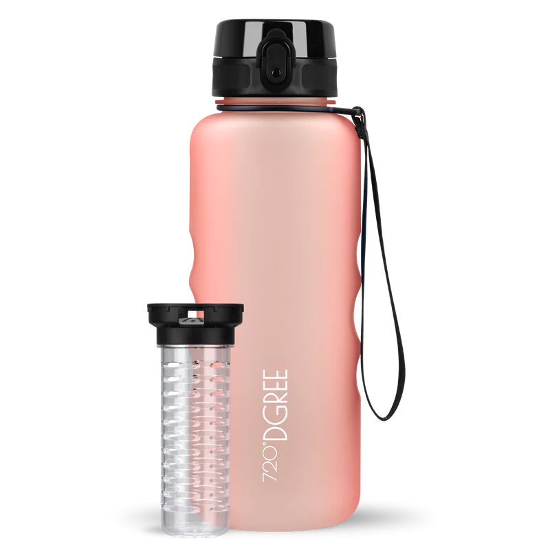 uberBottle Trinkflasche | softTouch Fruchtbehälter