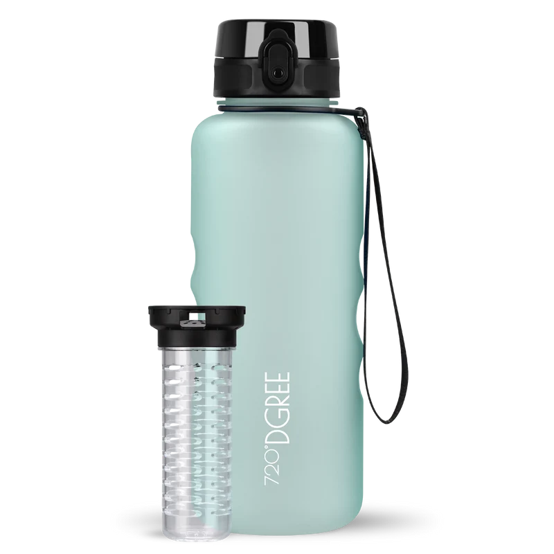 uberBottle Trinkflasche | softTouch Fruchtbehälter
