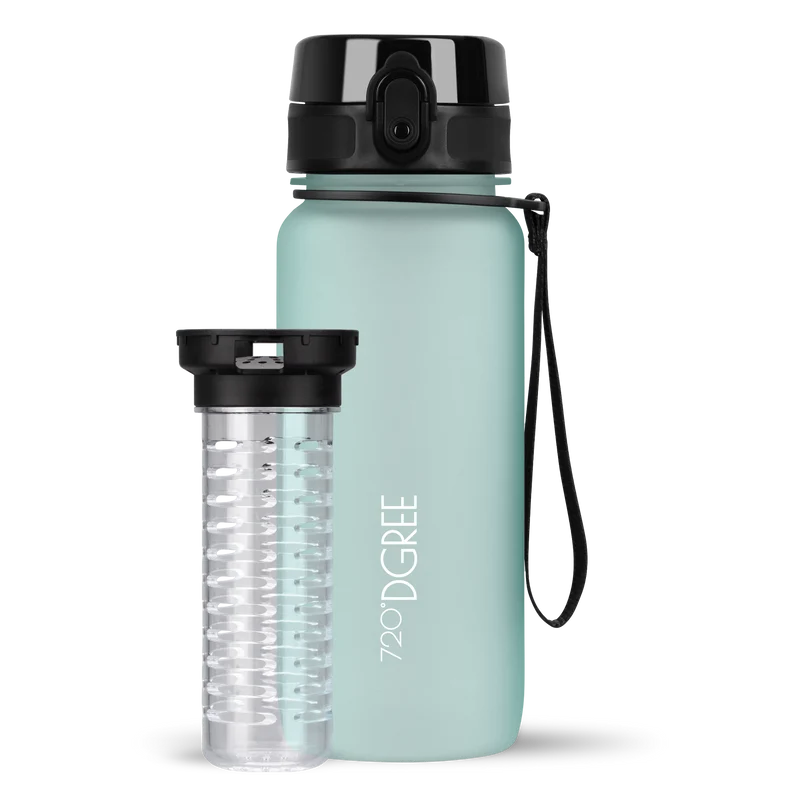 uberBottle Trinkflasche | softTouch Fruchtbehälter