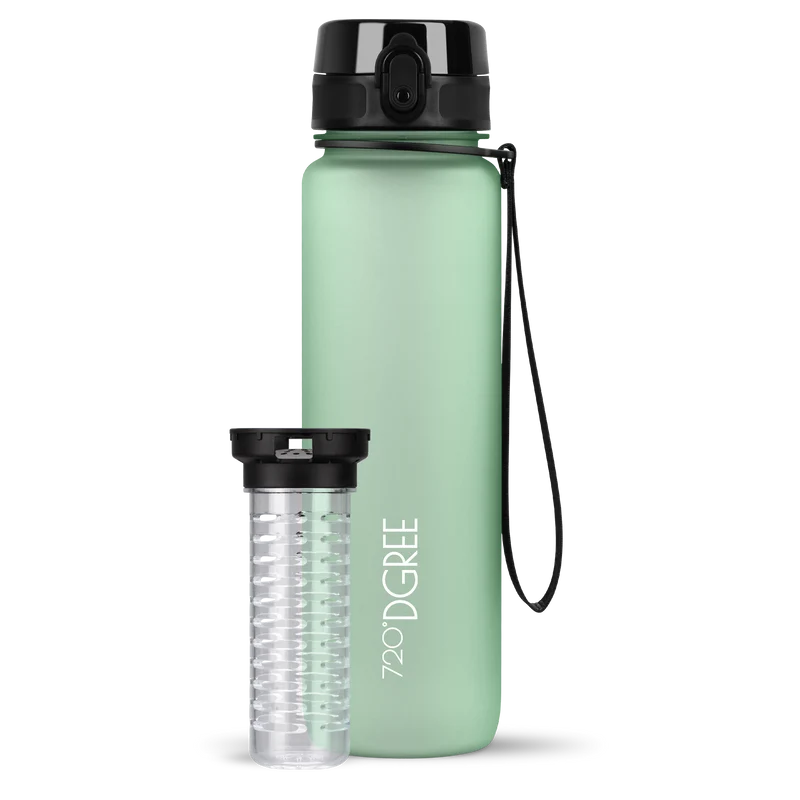 uberBottle Trinkflasche | softTouch Fruchtbehälter