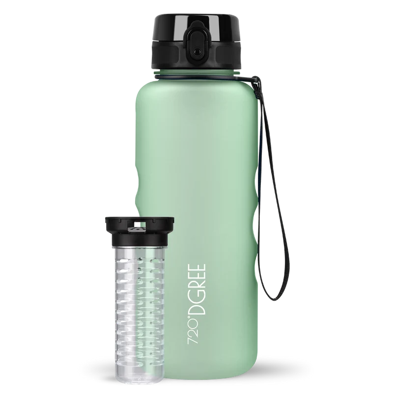 uberBottle Trinkflasche | softTouch Fruchtbehälter