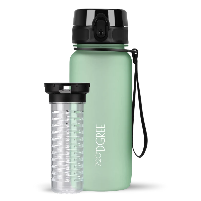 uberBottle Trinkflasche | softTouch Fruchtbehälter