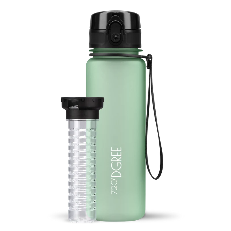 uberBottle Trinkflasche | softTouch Fruchtbehälter