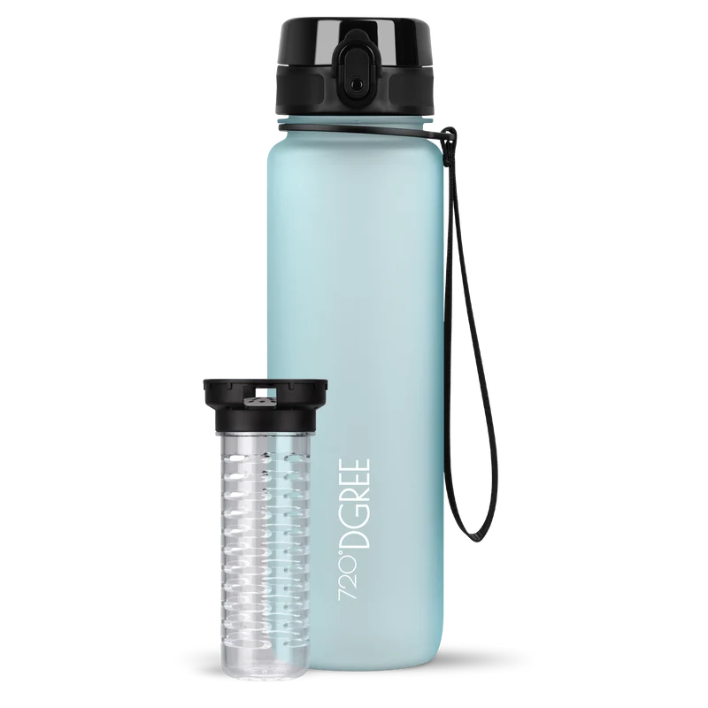 uberBottle Trinkflasche | softTouch Fruchtbehälter