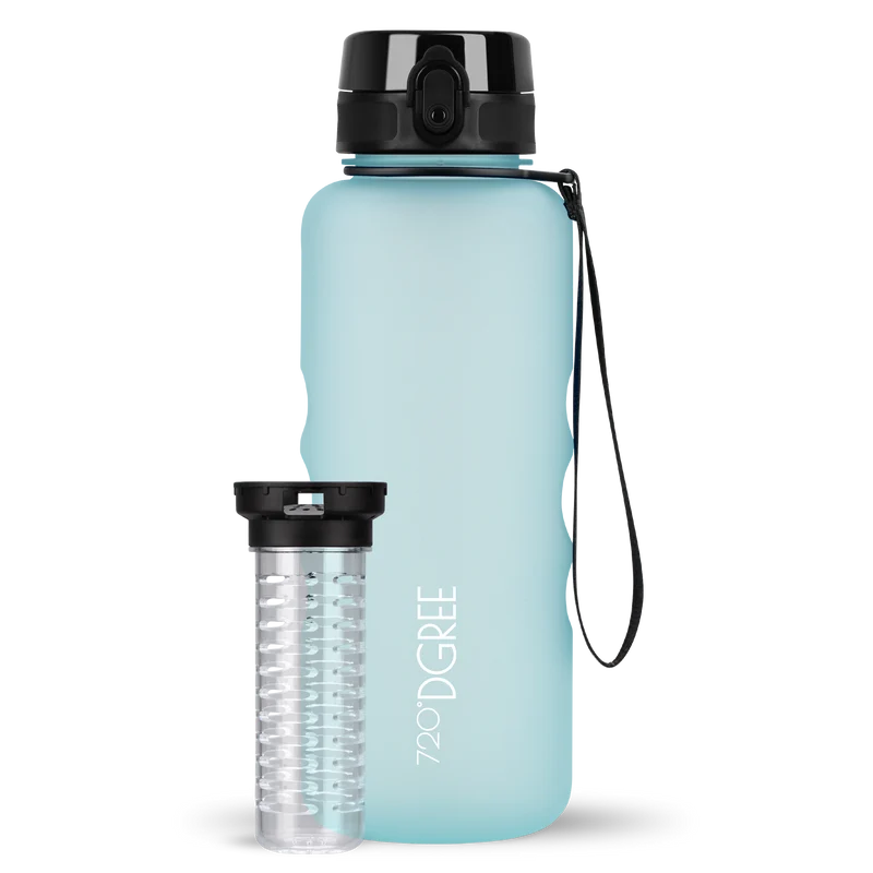 uberBottle Trinkflasche | softTouch Fruchtbehälter