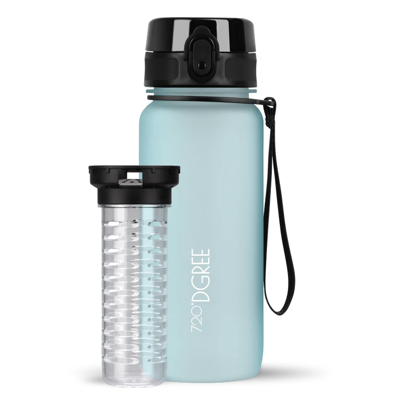uberBottle Trinkflasche | softTouch Fruchtbehälter