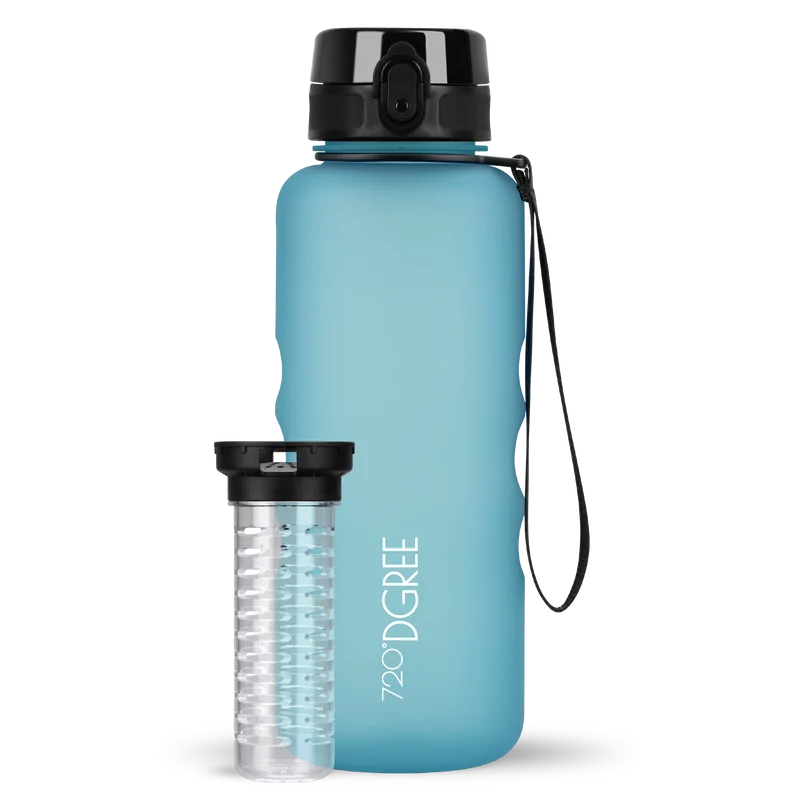 uberBottle Trinkflasche | softTouch Fruchtbehälter