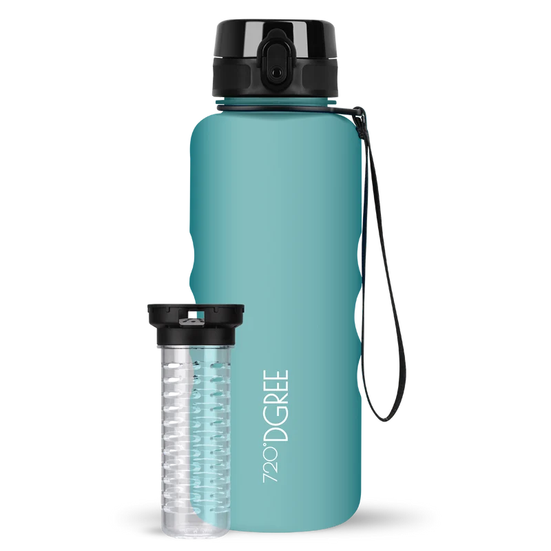 uberBottle Trinkflasche | softTouch Fruchtbehälter