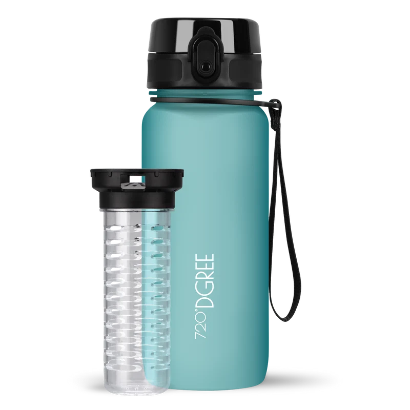 uberBottle Trinkflasche | softTouch Fruchtbehälter