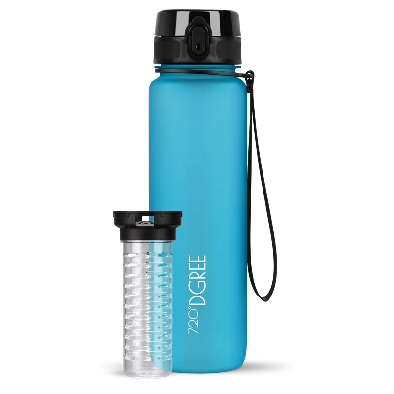 uberBottle Trinkflasche | softTouch Fruchtbehälter