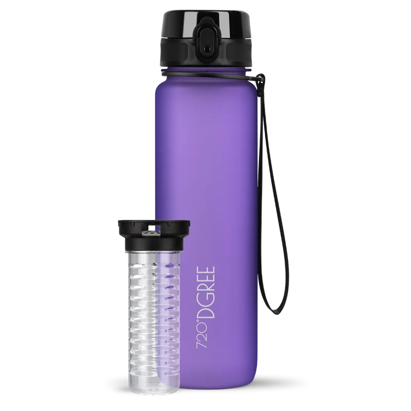 uberBottle Trinkflasche | softTouch Fruchtbehälter