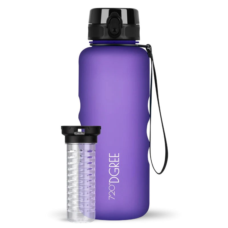 uberBottle Trinkflasche | softTouch Fruchtbehälter