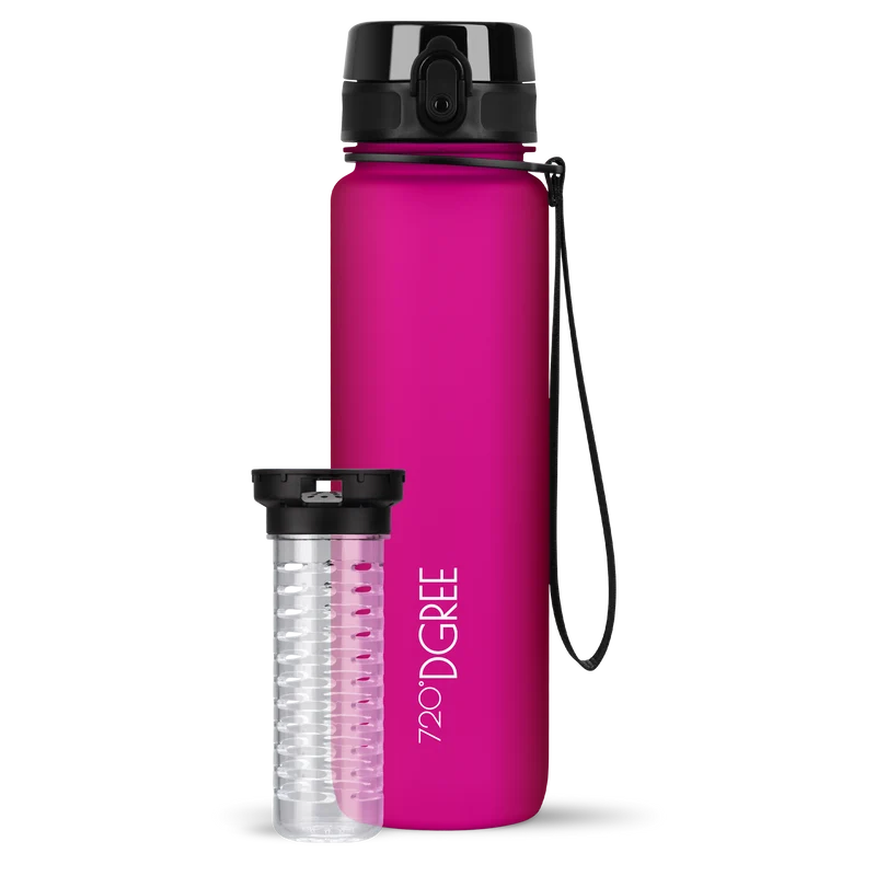 uberBottle Trinkflasche | softTouch Fruchtbehälter