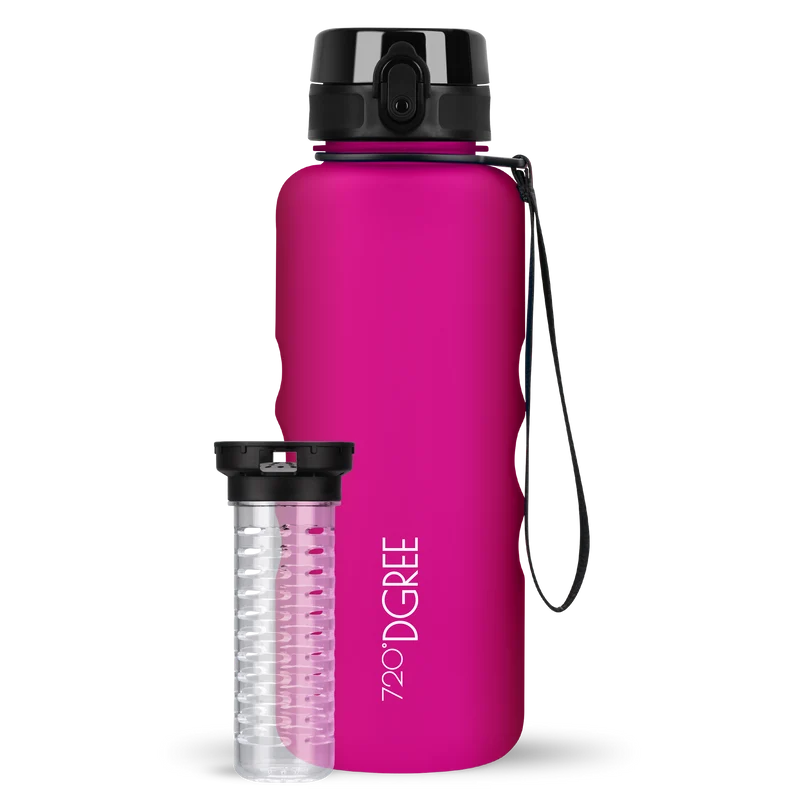 uberBottle Trinkflasche | softTouch Fruchtbehälter