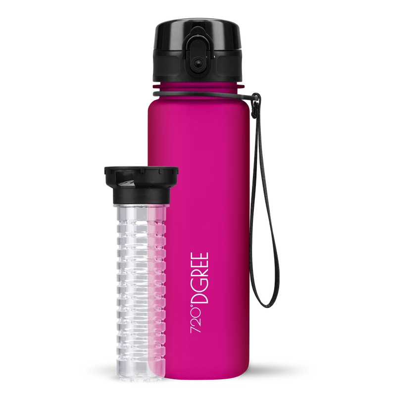 uberBottle Trinkflasche | softTouch Fruchtbehälter