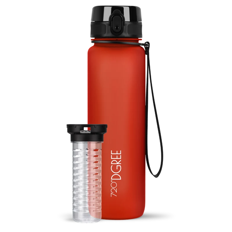 uberBottle Trinkflasche | softTouch Fruchtbehälter