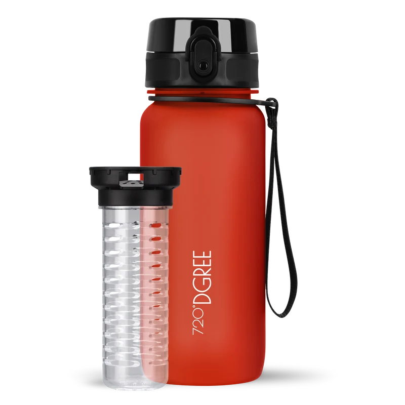 uberBottle Trinkflasche | softTouch Fruchtbehälter
