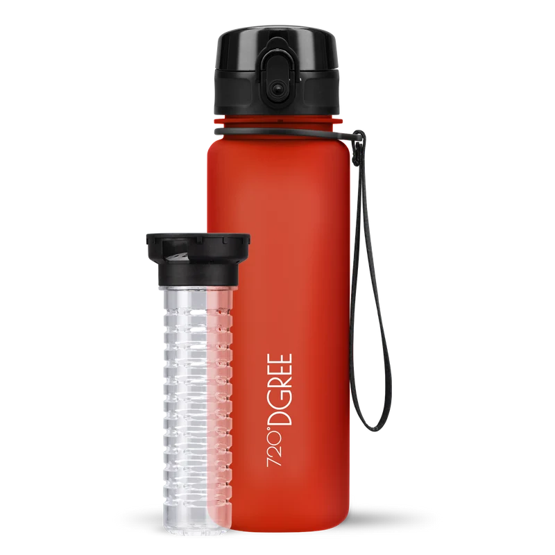 uberBottle Trinkflasche | softTouch Fruchtbehälter