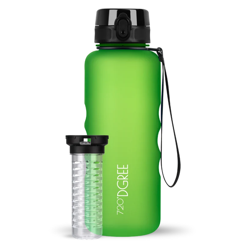 uberBottle Trinkflasche | softTouch Fruchtbehälter