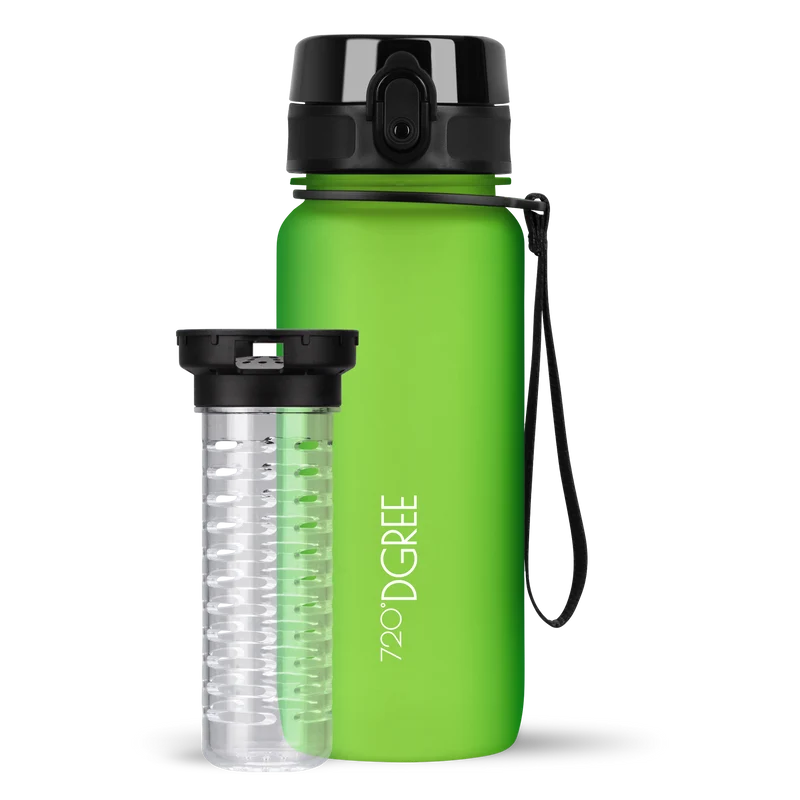 uberBottle Trinkflasche | softTouch Fruchtbehälter
