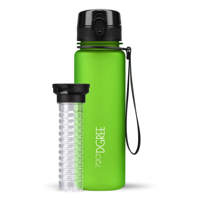 uberBottle Trinkflasche | softTouch Fruchtbehälter